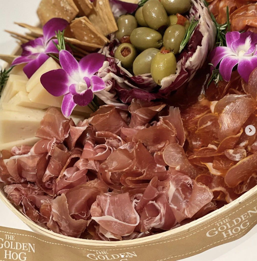 Golden Hog Custom Cheese and Charcoury Deluxe Tray. png
